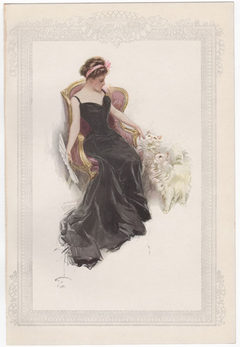 Bachelor Belles by Harrison Fisher (1908)